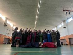 Přespání žáků 9.A ve škole