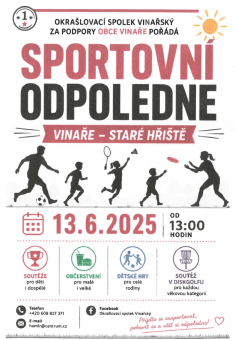 Sportovní odpoledne - VINAŘE